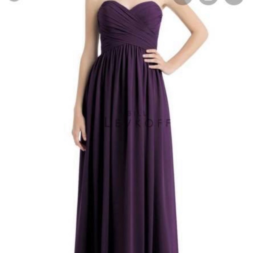 Bill Levkoff Bridesmaid Dress Plum